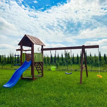 Luksusowe Caloroczne Domki Z Widokiem Janowiec Exteriér fotografie